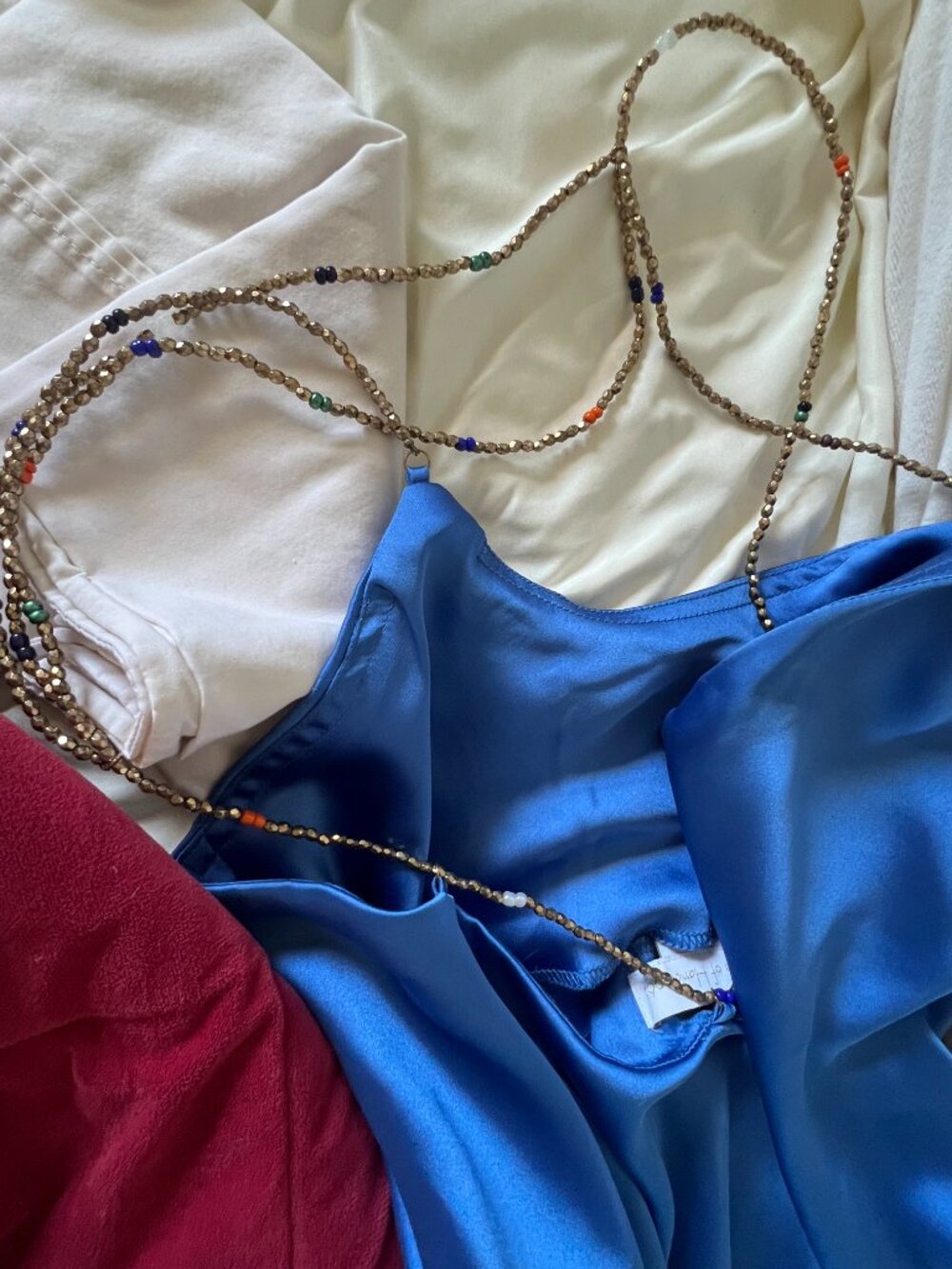 House of Harlow 1960 Rita blue beaded dress size medium backless - Picture 6 of 12